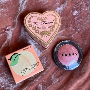 Blush lot - Too Faced, Lorac, Benefit